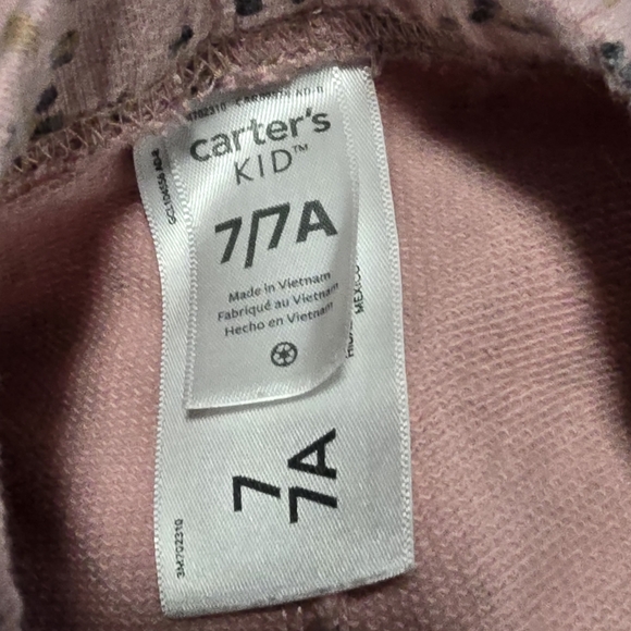 Carter's Girls Floral Tee & Pant Set - 7/7A - Picture 11 of 15